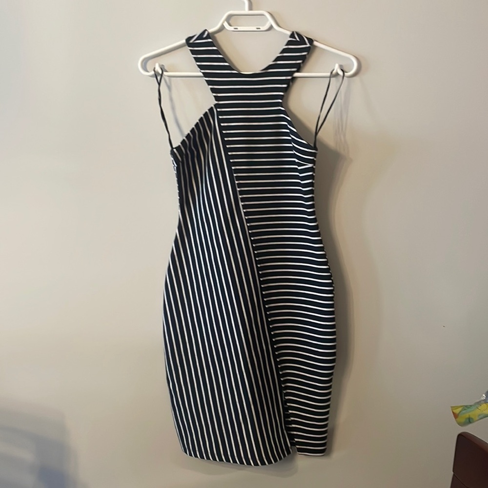 Zara Mini Striped Mini Dress